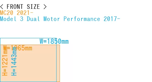#MC20 2021- + Model 3 Dual Motor Performance 2017-